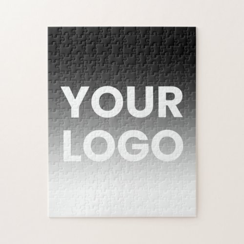 Your Logo  Modern Editable Color Gradient Jigsaw Puzzle