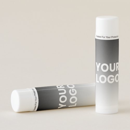 Your Logo  Modern Editable Color Gradient Lip Balm
