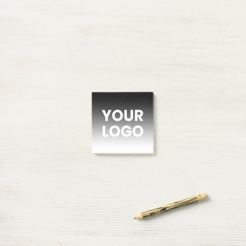 Your Logo  Modern Editable Color Gradient Post_it Notes