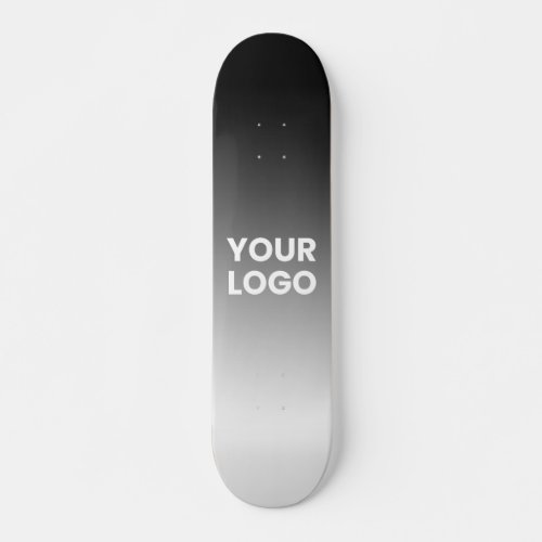 Your Logo  Modern Editable Color Gradient Skateboard