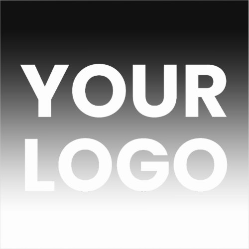 Your Logo  Modern Editable Color Gradient Sticker