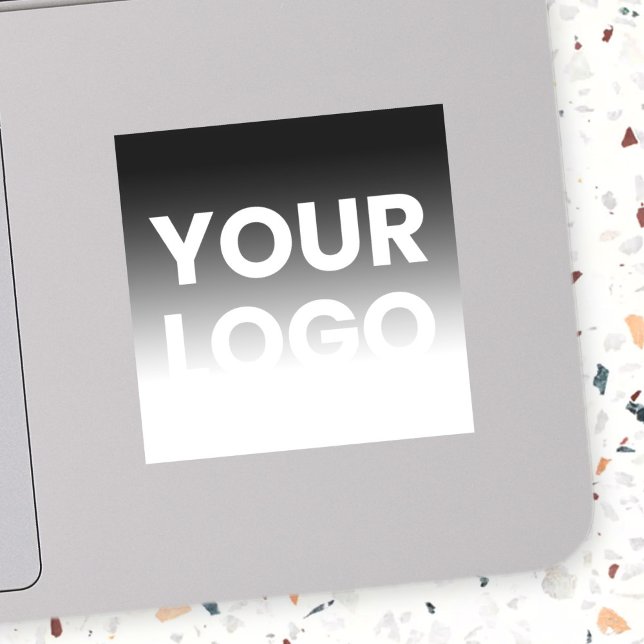 Your Logo & Modern Editable Color Gradient Sticker (Creator Uploaded)
