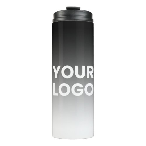 Your Logo  Modern Editable Color Gradient Thermal Tumbler