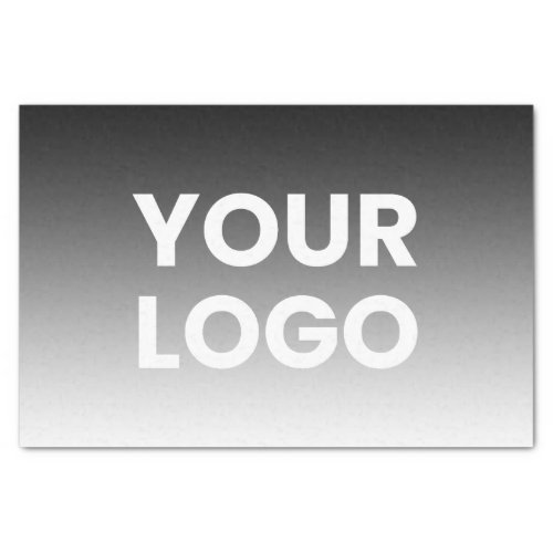 Your Logo  Modern Editable Color Gradient Tissue Paper