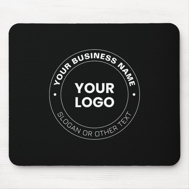 Your Logo | Modern Editable Text & Elements  Mouse Pad (Front)