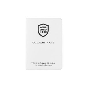 Your Logo Modern Minimalist Business Passport Holder