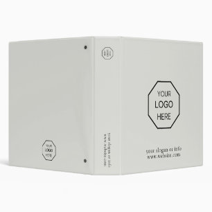 Your logo   Modern Professional Business 3 miles Ring Binder