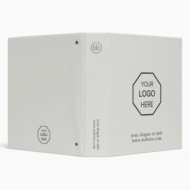 Your logo | Modern Professional Business 3 miles Ring Binder (Background)