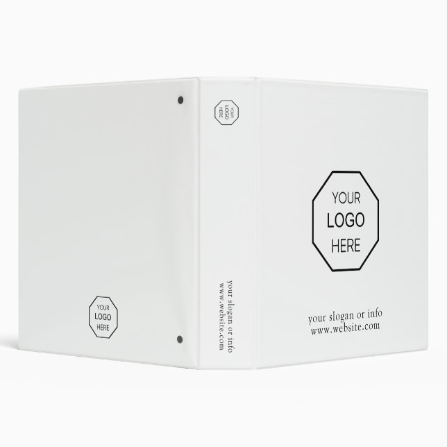 Your logo | Modern Professional Business 3 miles Ring Binder (Background)