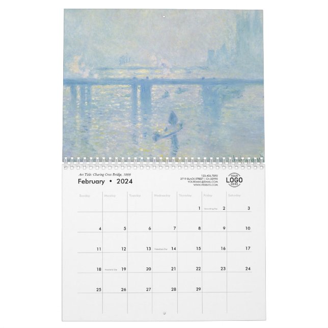 Best Wall Calendar Template Corporate Gift Stock Vector (Royalty Free)  2075241883 | Shutterstock