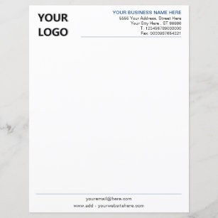 Your Logo Name Address and Contact Info Letterhead