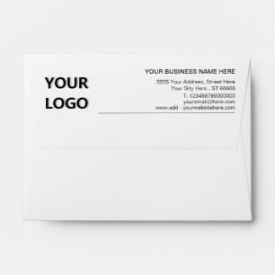 Your Logo Name Address Business Envelope Template