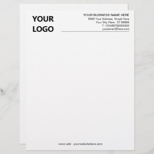 Your Logo Name Address Contact Info Letterhead
