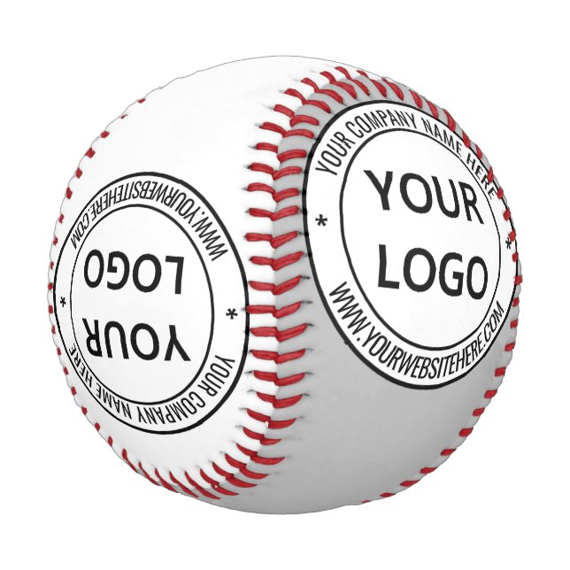 Your Logo Name Baseball Stamp Design Choose Colors (Angled)