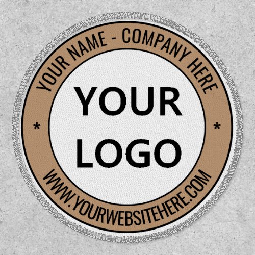 Your Logo Name Company Website Personalized Patch
