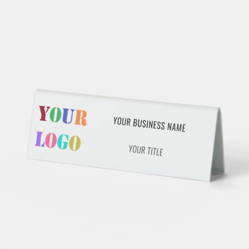 Your Logo Name Promotion Business Table Tent Sign