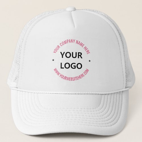 Your Logo Name Website and Colors Trucker Hat