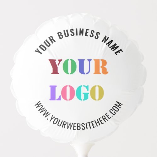 Your Logo Name Website Balloon Promotional Company