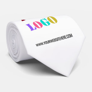 Your Logo Name Website Business Neck Tie Template