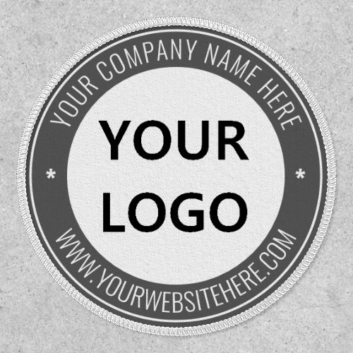 Your Logo Name Website Colors Patch Promotional