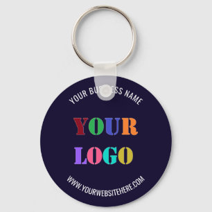 Your Logo Name Website Colors Promotional Keychain