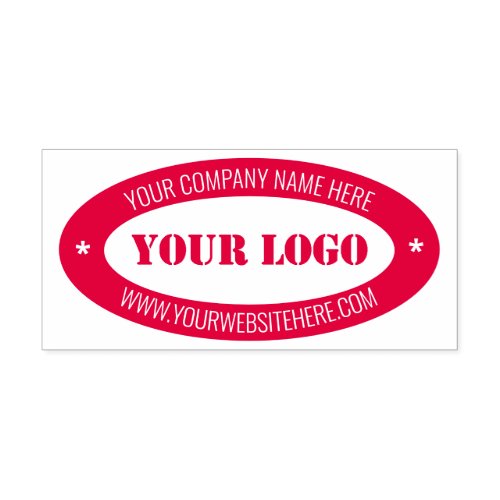 Your Logo Name Website Colors Stamp Professional