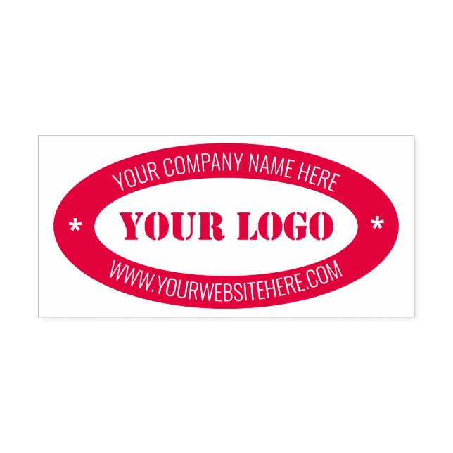 Your Logo Name Website Colors Stamp Professional (Design)