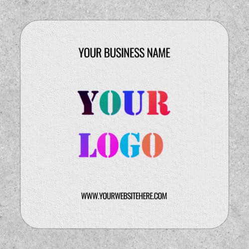Your Logo Name Website Patch _ Custom Colors
