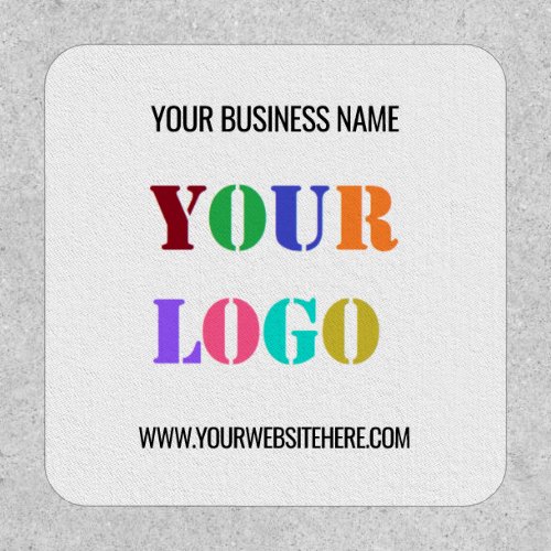 Your Logo Name Website Promotional Business Patch