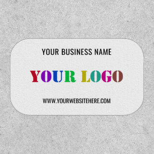 Your Logo Name Website Promotional Business Patch