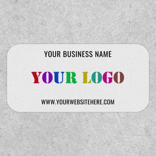 Your Logo Name Website Promotional Business Patch