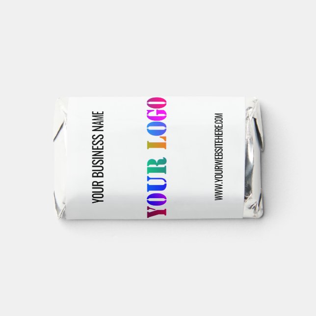 Your Logo Name Website Promotional Personalized Hershey's Miniatures (Front)