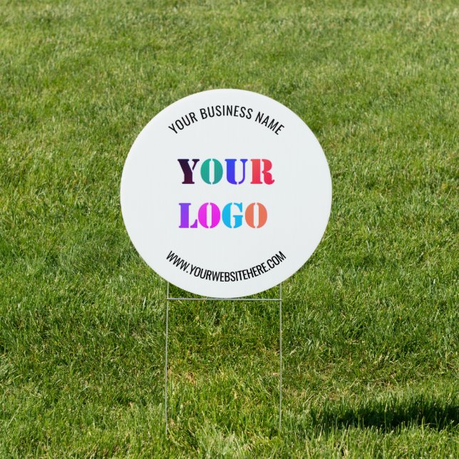Your Logo Name Website Promotional Personalized Sign (Insitu)