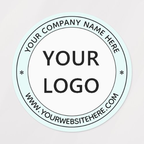 Your Logo Name Website Stamp Design Colors Labels