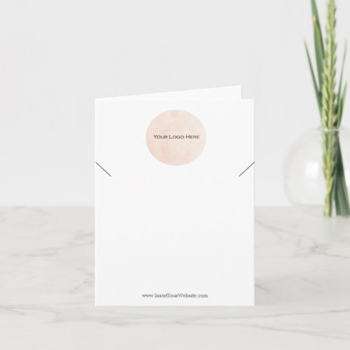 Your Logo Necklace Vertical Card