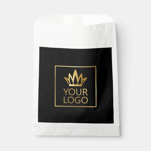 Your Logo on Any Color Background Favor Bag