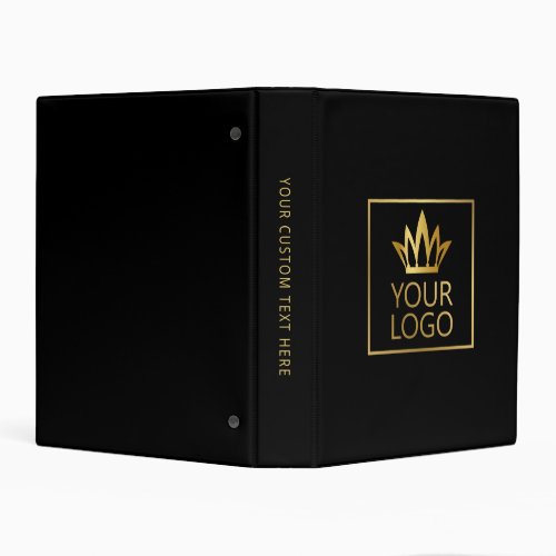 Your Logo on Any Color Background Mini Binder