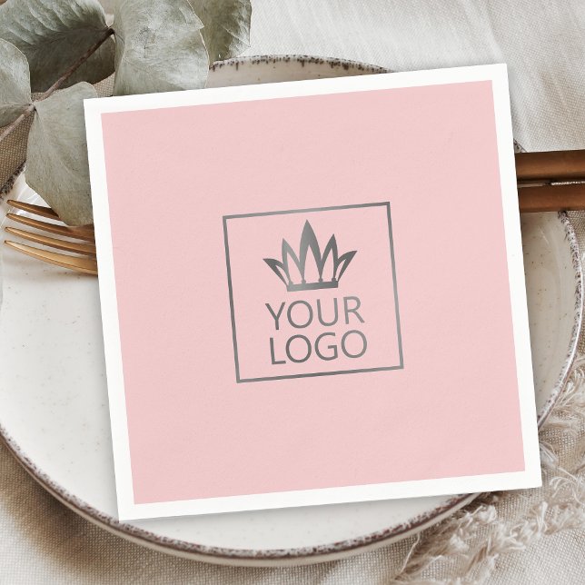 Your Logo on Any Color Background Napkins (Creator Uploaded)