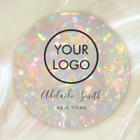 your logo on brilliant opal
