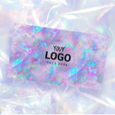 purple opal mineral stone photo business card