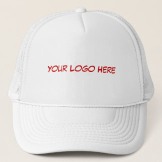 Your Logo on White Cap