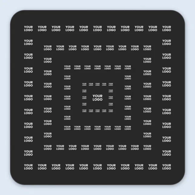 Your Logo or Any Design/Image | Square Pattern Sticker | Zazzle