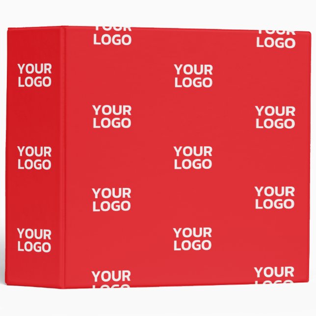 Your Logo or any Image/Design Automatically Tiled 3 Ring Binder (Front/Spine)