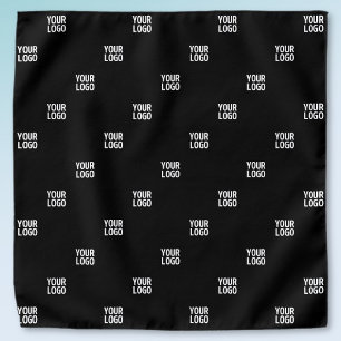 Your Logo or Any Image Diagonal Stripes Bandana