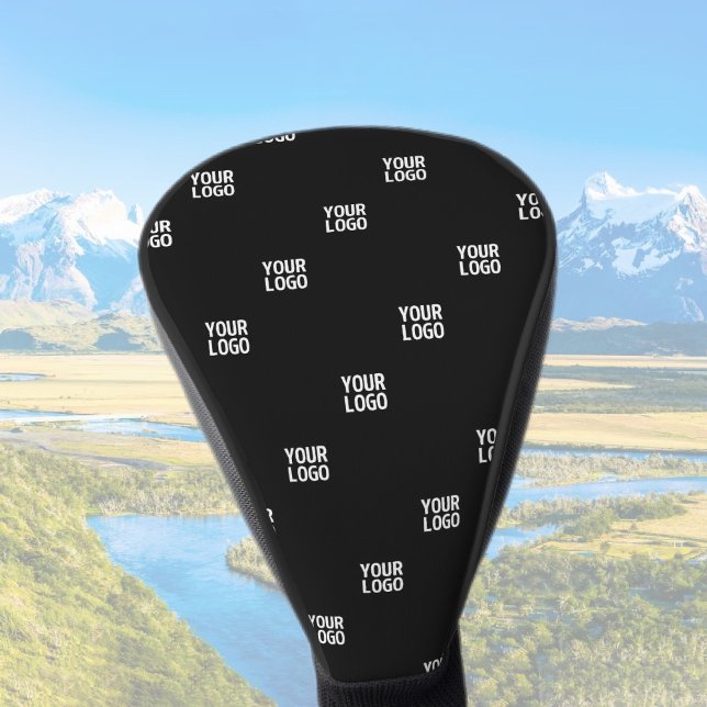 Your Logo or Any Image | Diagonal Stripes  Golf Head Cover (Creator Uploaded)