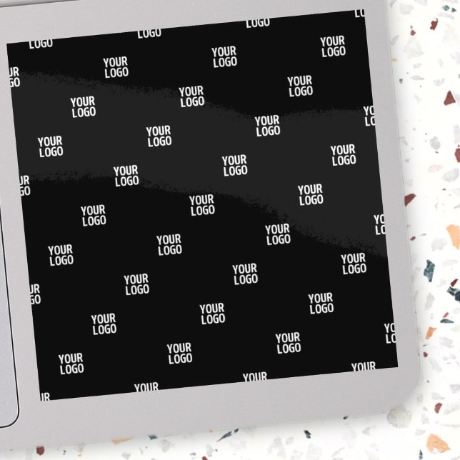 Your Logo or Any Image | Diagonal Stripes  Sticker (Creator Uploaded)