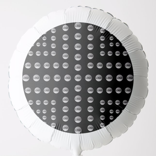 Your Logo or Any Image | Unique Modern Pattern  Balloon (Front)