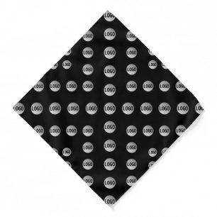 Your Logo or Any Image   Unique Modern Pattern  Bandana