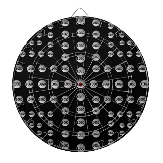Your Logo or Any Image | Unique Modern Pattern  Dart Board (Front)