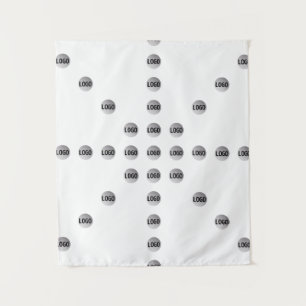 Your Logo or Any Uploaded Image Star Pattern Tapestry